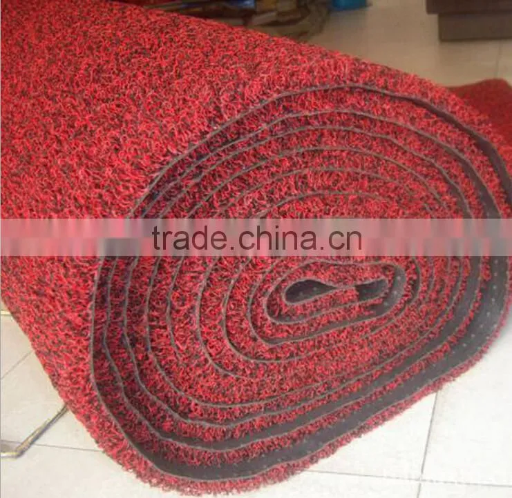Colorful Anti-slip Foam Backing High Quality Pvc Coil Mat
