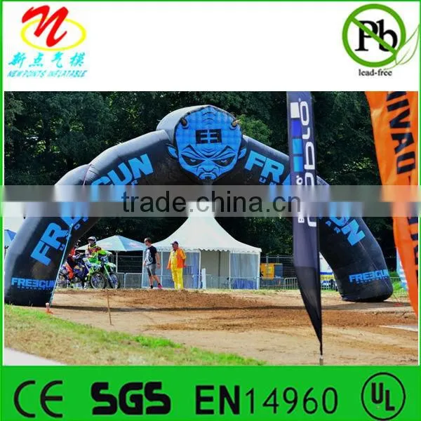 Inflatable finish line arches in advertising inflatables