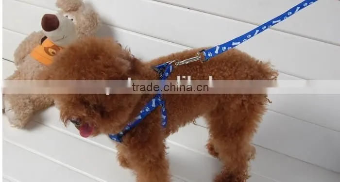 1.5 printing thoracic dorsal traction rope dog cat pet chest straps harness leash