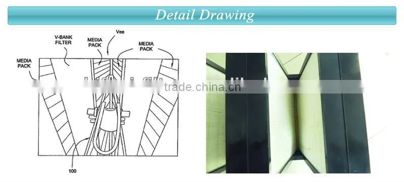 alloy aluminium frame filter hepa for ahu