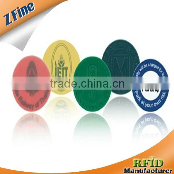 Customized 20/25/30mm diameter NFC Tag/PVC Tag/RFID Tag