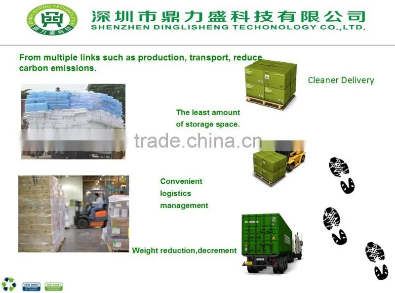 Shock Resistance cushion air column bag for hard driver