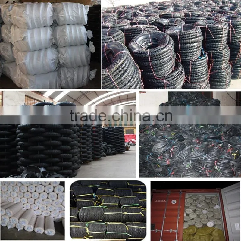 4.00-6 rubber wheel for hand truck and wheel barrow