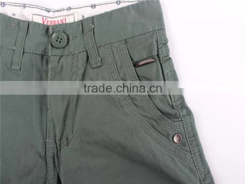 Men cheap 100%cotton garment stock lot summer washed shorts