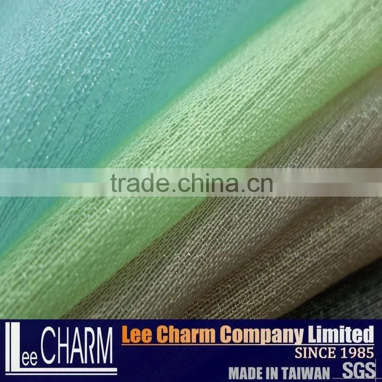 Polyester Nylon Slub Organza Tulle Fabric
