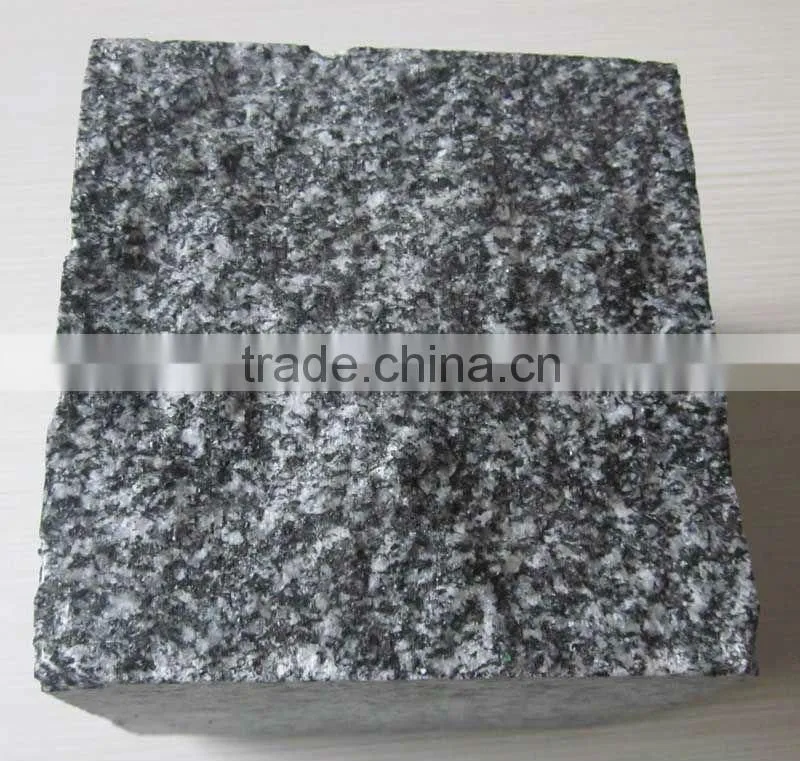 G654 Flamed Granite Cube Stones