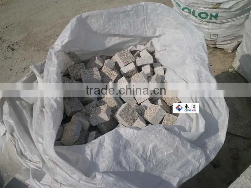 Tumbled Granite Cube Stone Paving