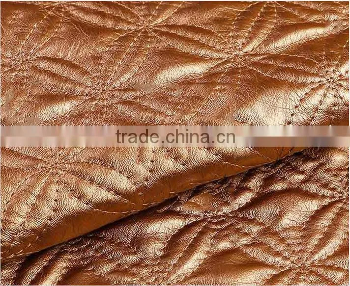 Flexible and tough Waterproof faux leather upholstery fabric PVC leather