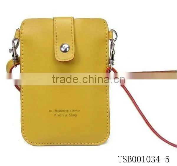 trendy fancy new cell phone neck hanging bag