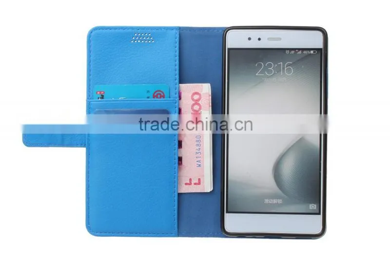 Original MMT Litchi Grain wallet leather flip case forHuawei P9 photo frame holder leather PU case with card slot for Huawei P9