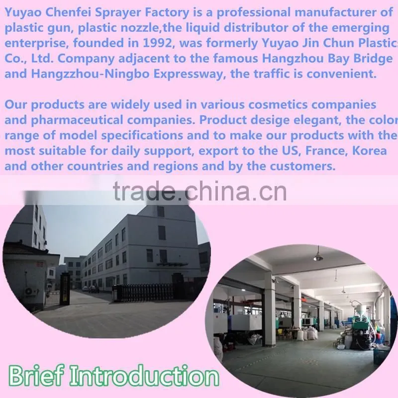 Factory price high quality any color plastic hand trigger sprayer garden sprayer with different size