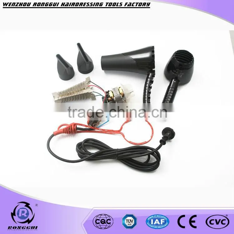 Injection hairdryer with 1800-2100W
