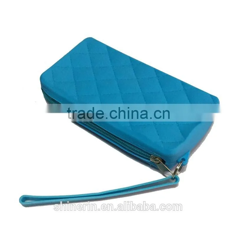 US Hot Women Clutch Purse Bags Custom OEM 3 Color Straps Mixtur Silicone Fashion Cheap Wallets