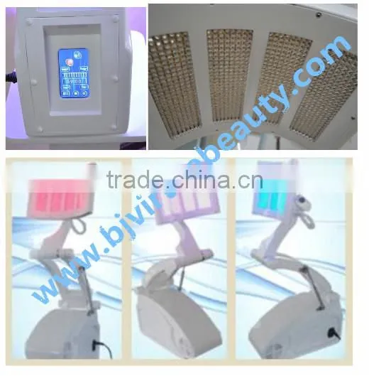 led pdt professional red blue yellow color led light therapy 3 colors pdt/led light therapy lamp for facial