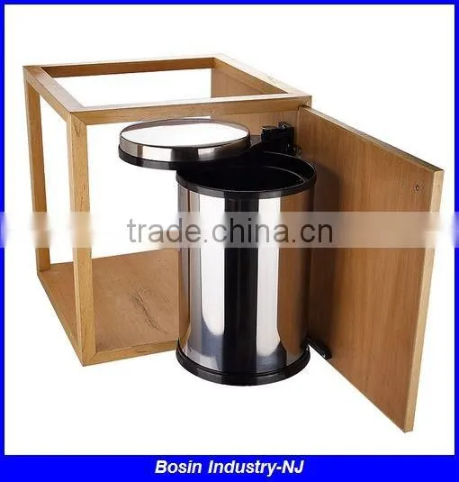 foot pedal stainless steel waste bin