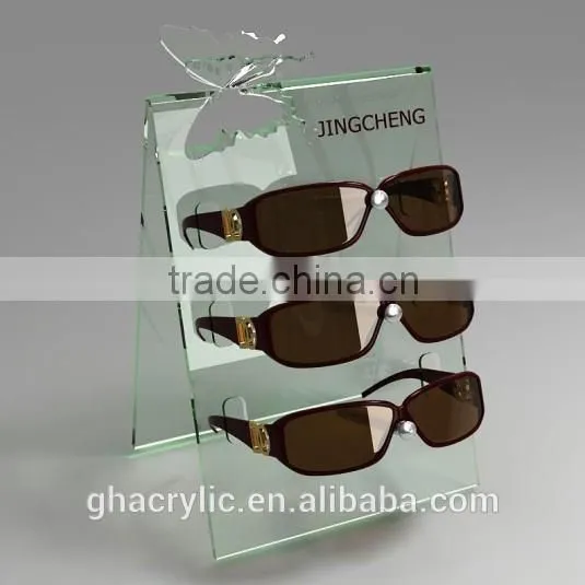 ny Design clear acrylic make up dispaly rack ,top grade acrylic display rack