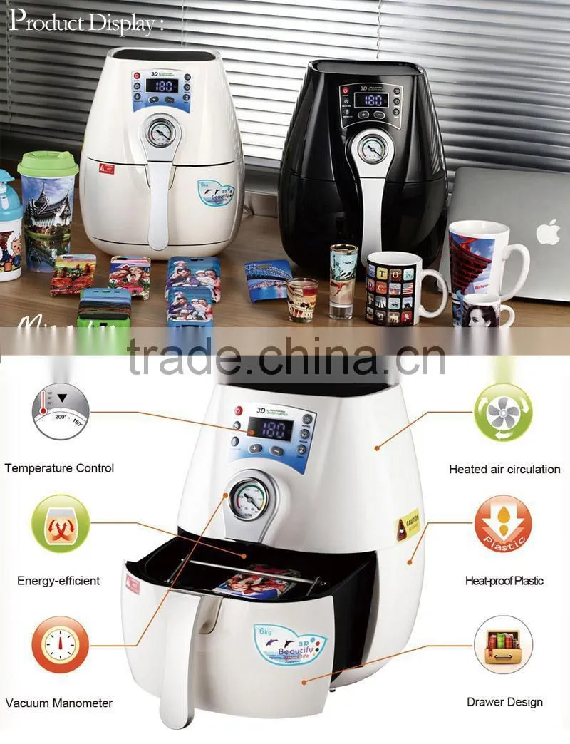 DIY Mini 3d sublimation for phone vacuum heat press machine