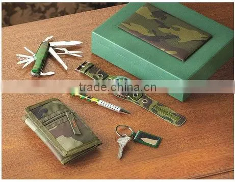Military-style Men's Gift Set watch set