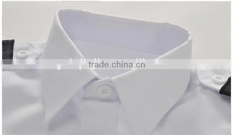 Summer wear security guard uniforms white shirts