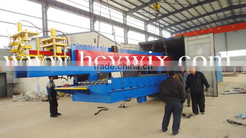 Villadom Use Colored Steel Ridge Cap Sheet Roll Forming Machine
