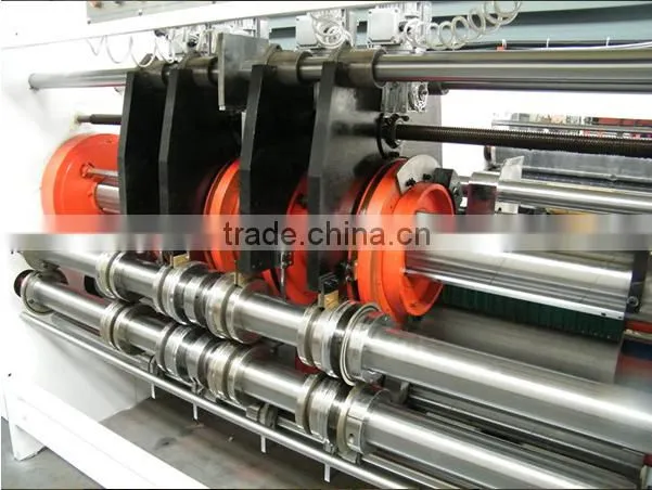 2015 hot sale flexo ink printing slotting die-cutting for corrugated paperboard making and forming