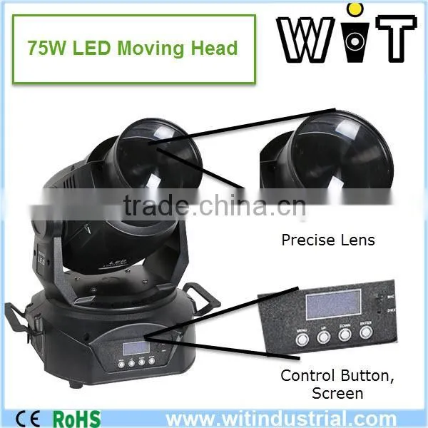 Used 75w led Concert event dmx moving head lighting