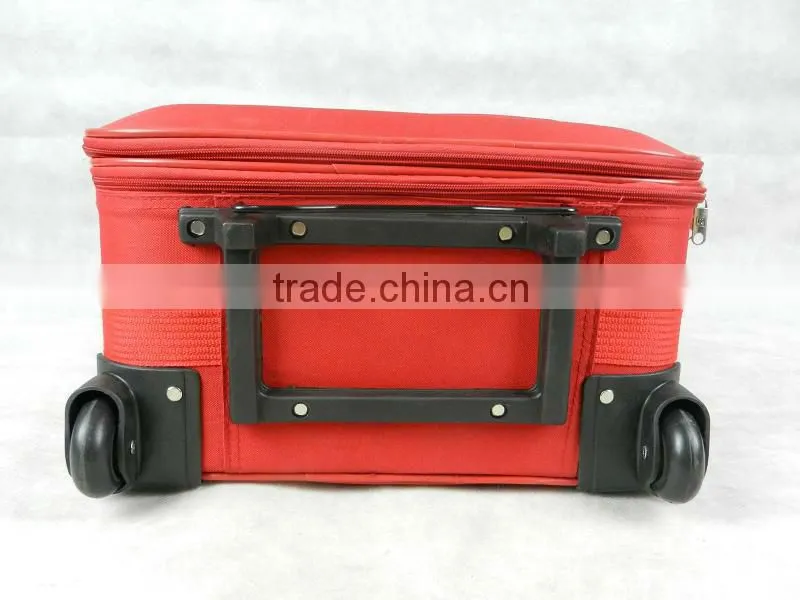 1pc promotional 21'' cabin luggage 600D1200D1680D polyester trolley luggage
