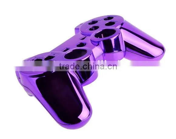 High quality Purple chrome shell housing for PS3 controller promotion Full Shell