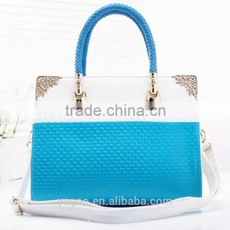 new arrival fashion leather hanbags mature office ladies handbags made in china 2014