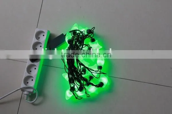 led christmas star shape string light