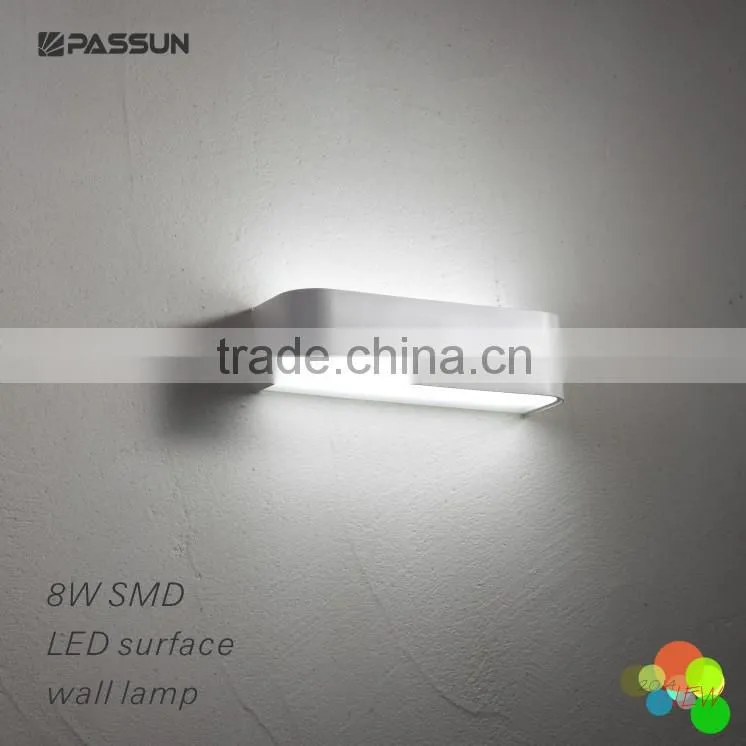 SMD led wall light 16w indoor aluminum led wall light