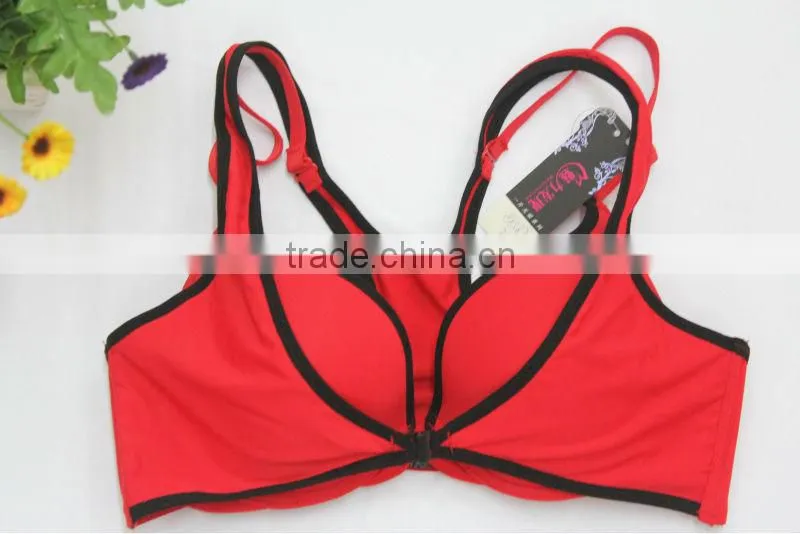 Latest Design Sexy Lady Front Closure Fashion Sports Bra