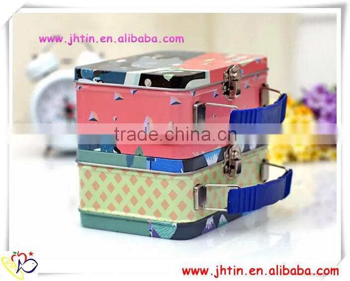 Handle tin box packing