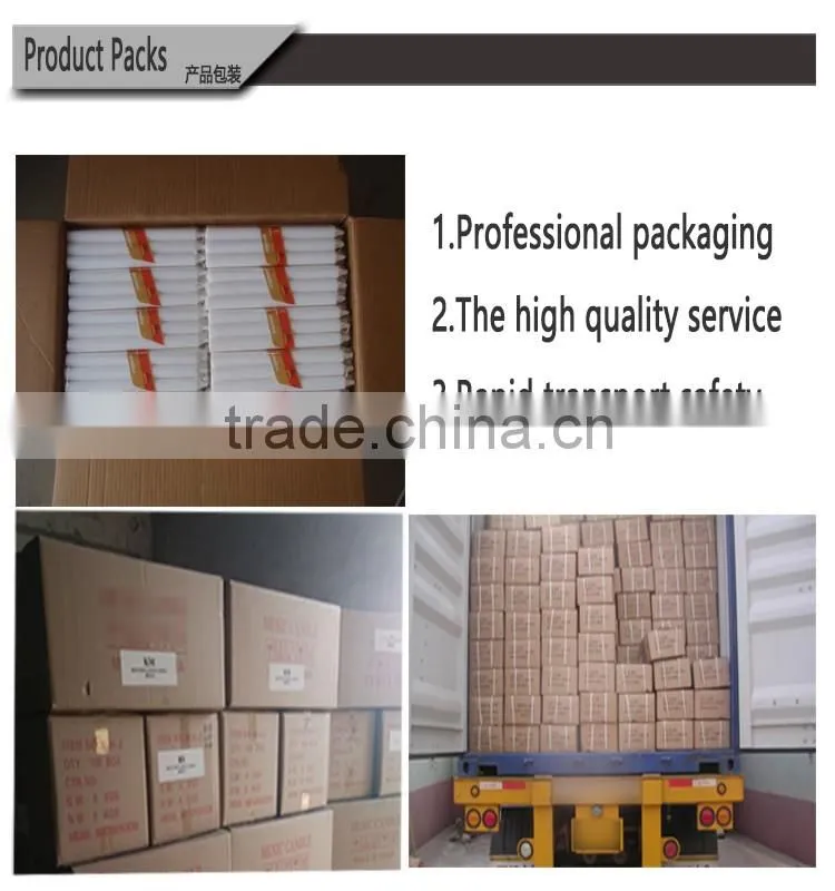 most popular Pillar Shape and White Color Chinese factory candles