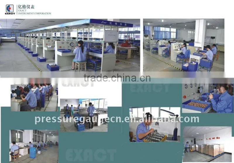 2015 hot sale pressure gauge en837-1 pressure gauge manufacturer