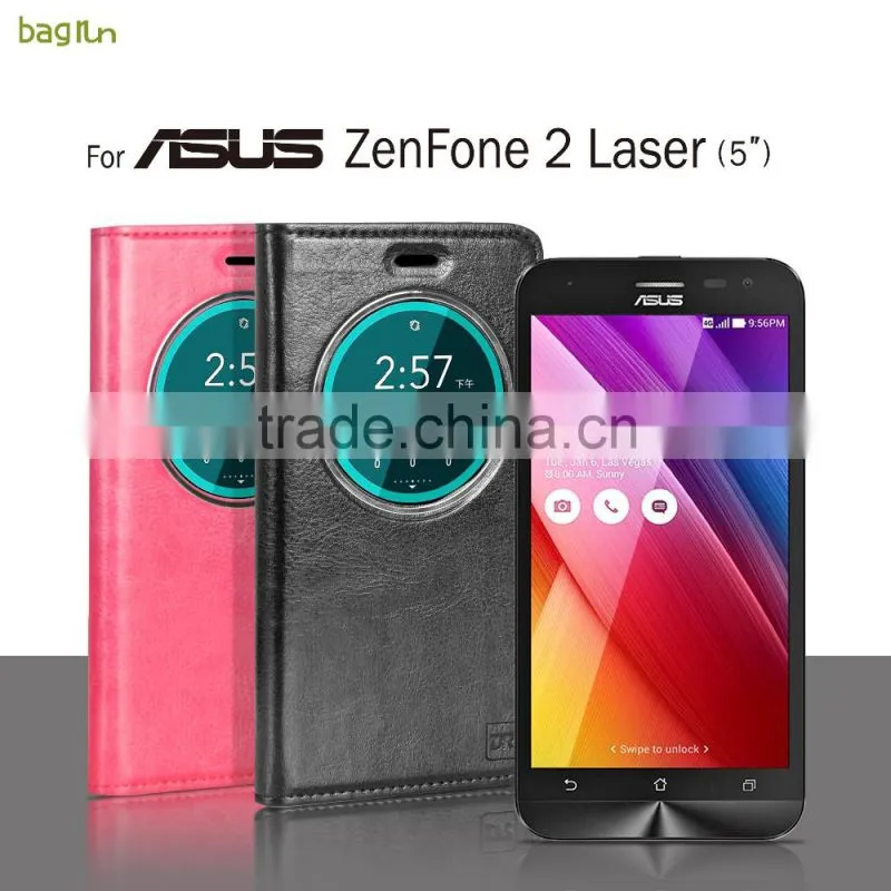2016 Good desgin Filp Cell phone case cover for Asus Zenfone 2 laser 5.0 ze500kl stand leather phone case