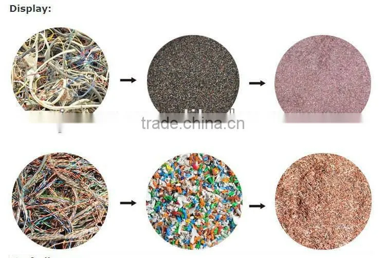 scrap copper cable granulator/ scrap copper cable recycling machine