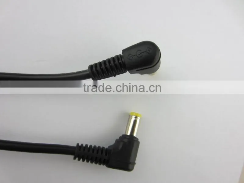 4.0*1.7mm elbow DC power cord Cable male to male, 90 degree elbow DC cable for power product