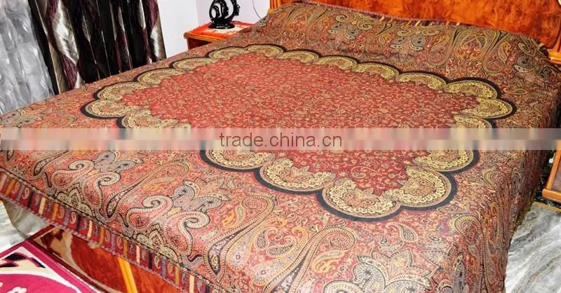 Indian Wool Bedcovers , Large Wool Bedcovers