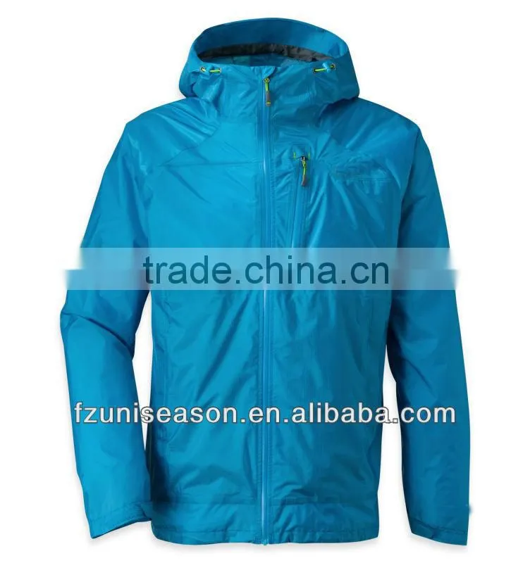Waterproof lightweight nylon varsity jacket men