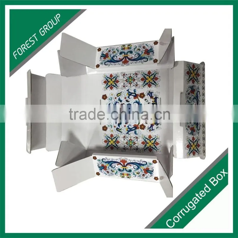 BOTH SIDES GLOSSY VARNISHED CORRUGATED PACKAGING BOX FOR BODY LOTION PACKAGING