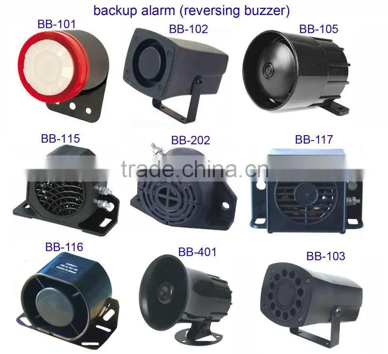 DC 12V- 24V waterproof car backing buzzer,china