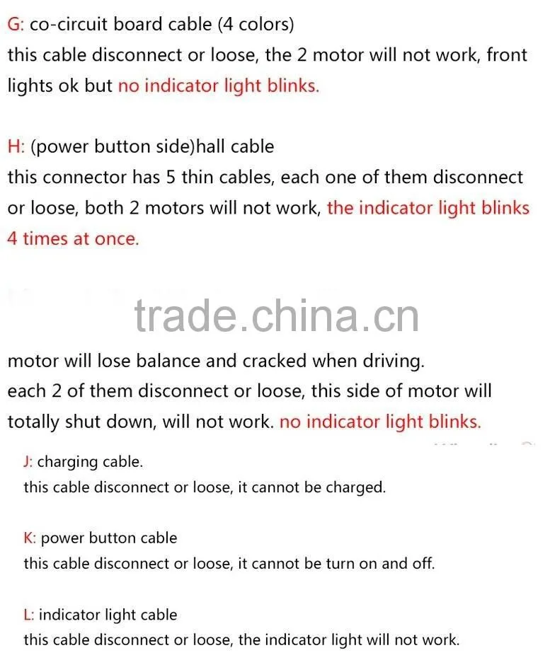 2 wheel hoverboard accessories for self balancing scooter control board