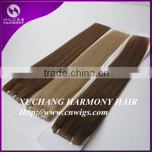 Wholesale Brazilian Virgin Remy Pu Skin Weft Hair Extension