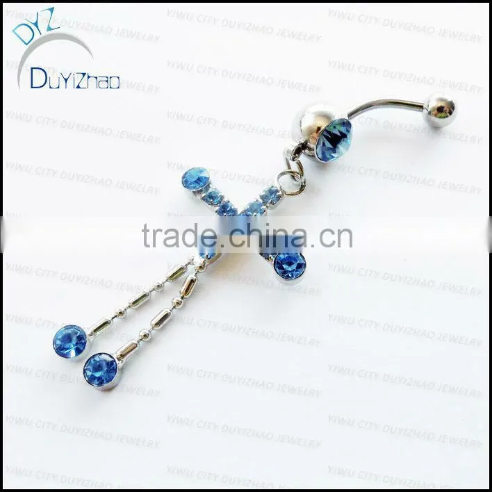 wholesale cross navel piercing navel belly rings