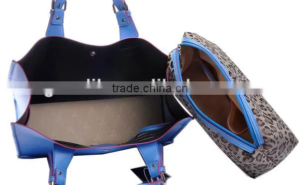 2014 fashion geunine leather handbags in name brand