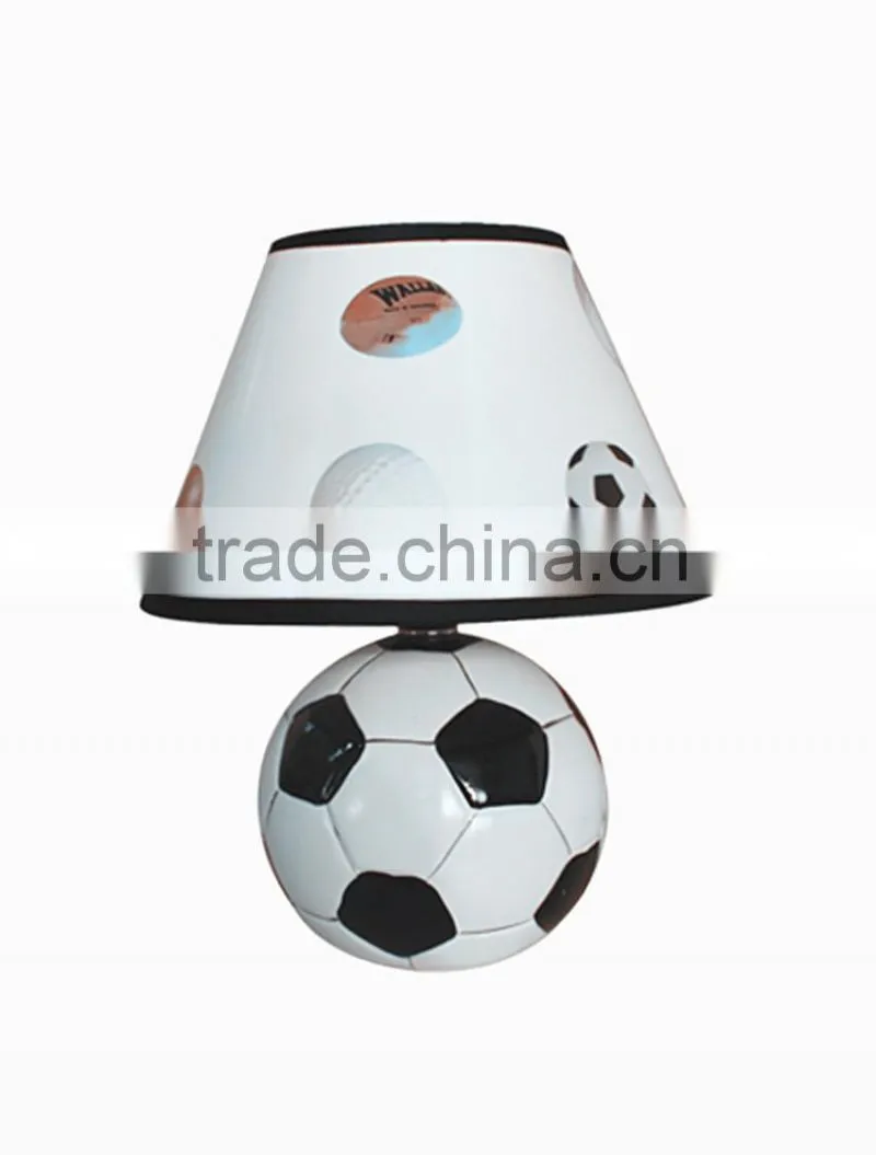 Football ceramic table lamp