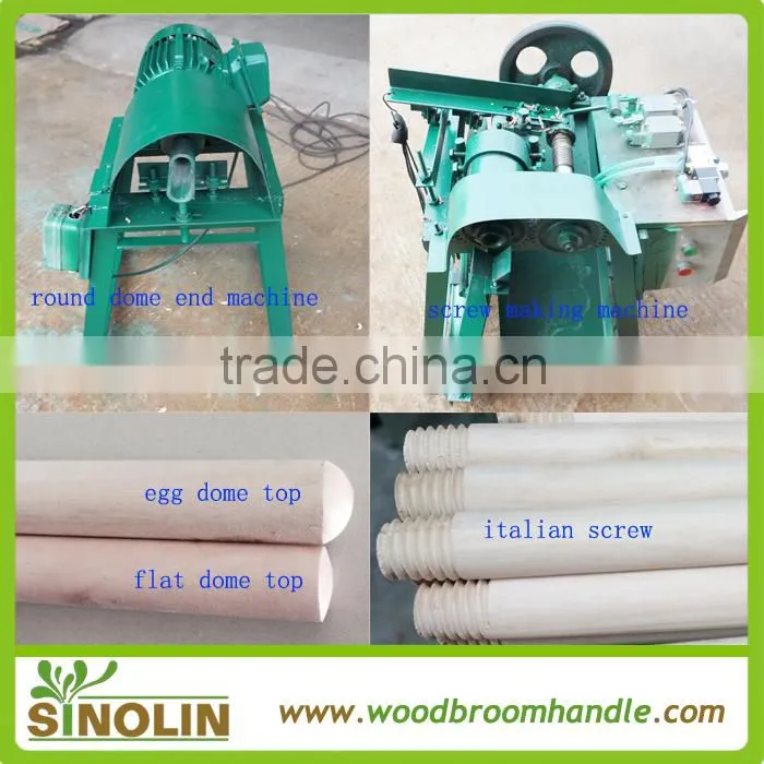 wooden broom handle machine