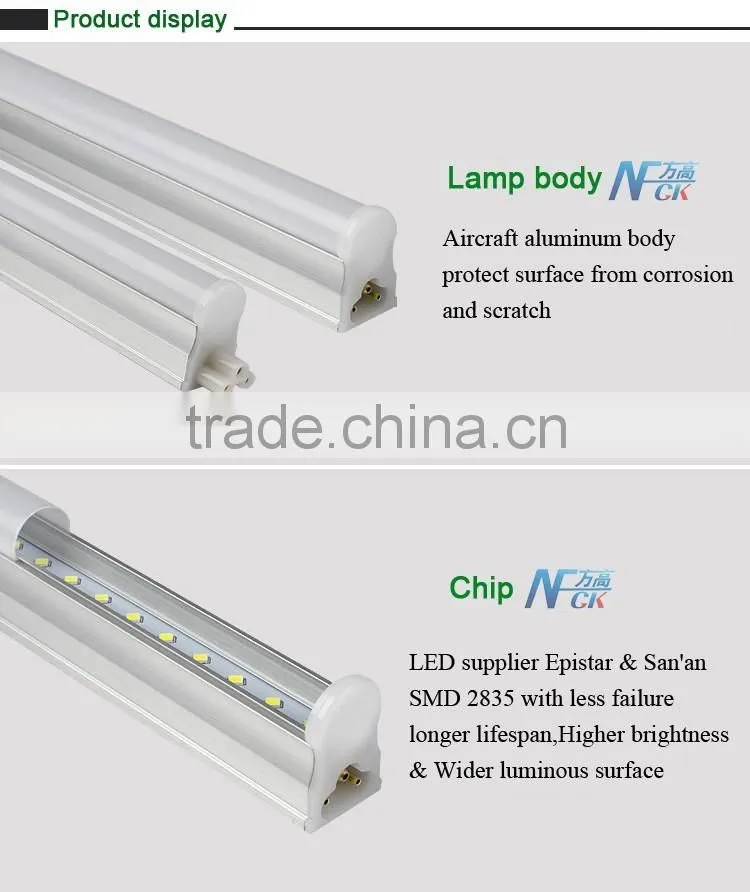 t5 tube t5 led tube 6500k 4500k 3000k led tube light t5