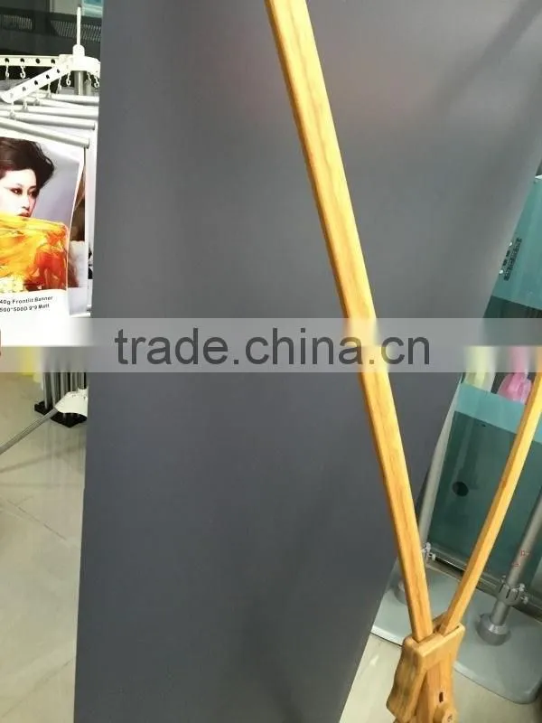 Grey back PET film for display stands, roll up banner